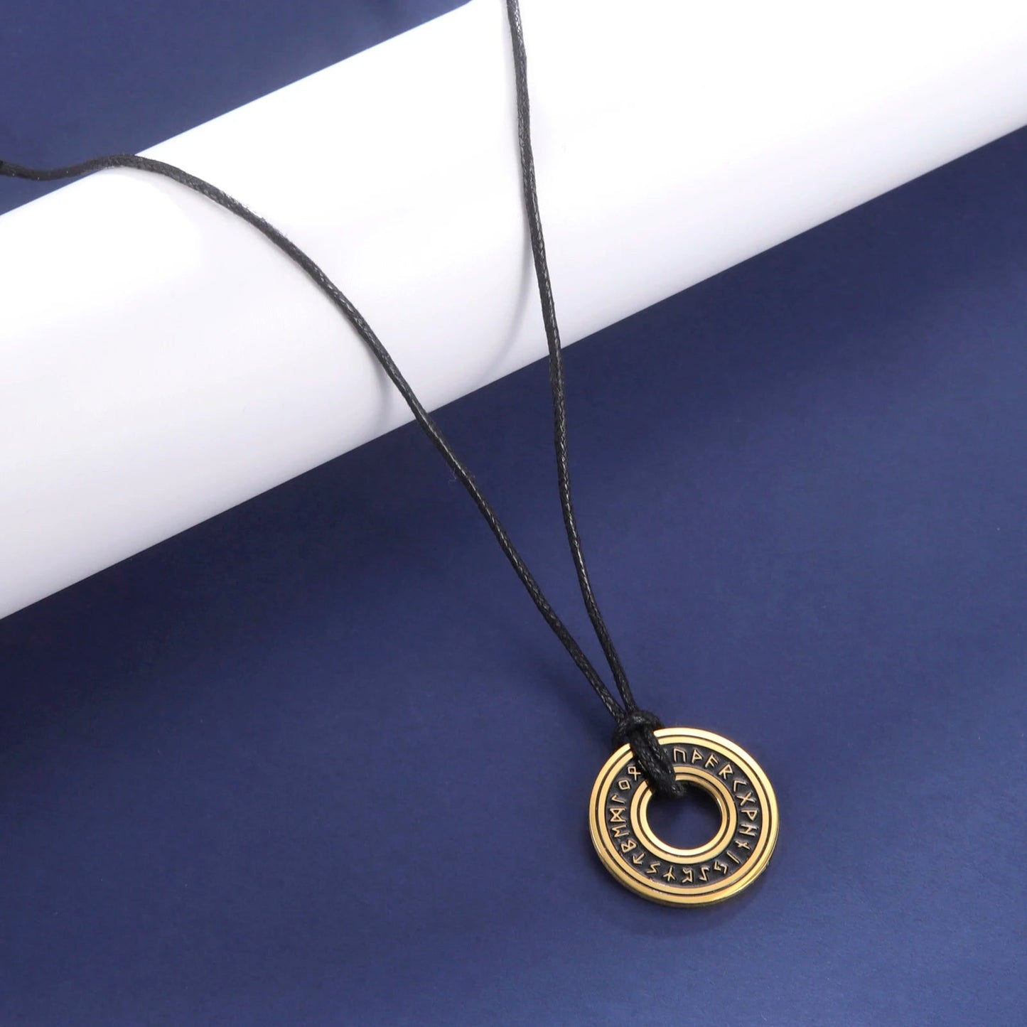 Vintage Nordic Rune Necklace Amulet - Odin's Shore