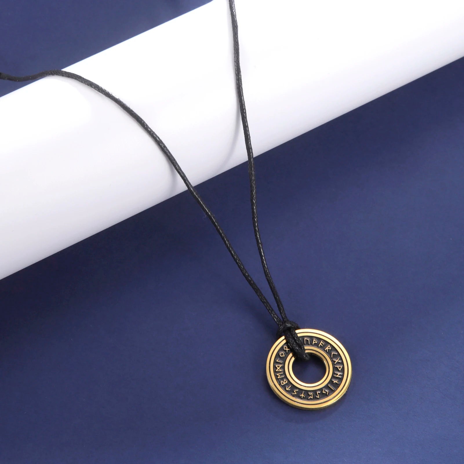Vintage Nordic Rune Necklace Amulet - Odin's Shore