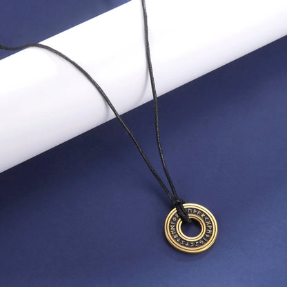 Vintage Nordic Rune Necklace Amulet - Odin's Shore
